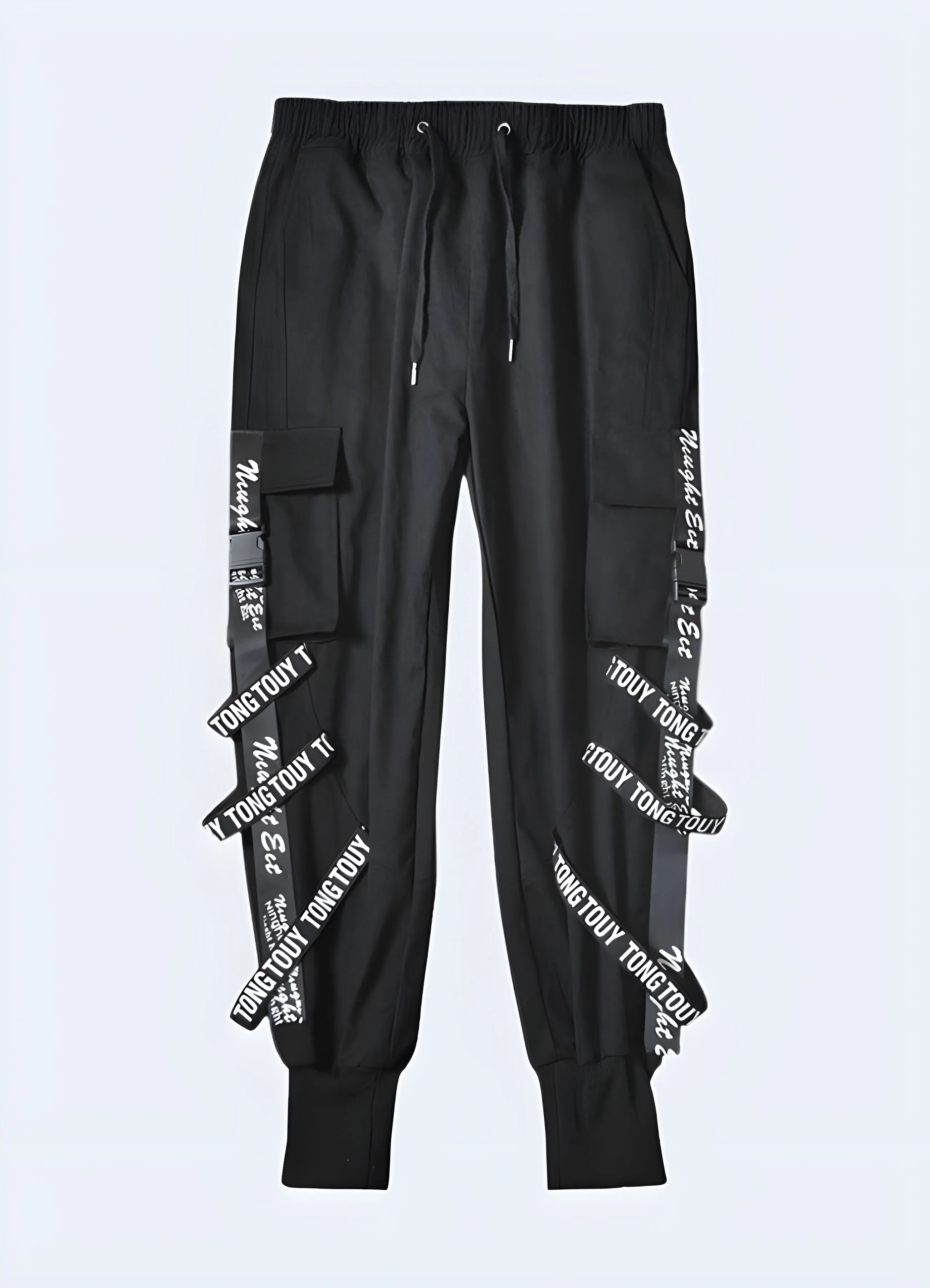 Black Techwear Cargo Pants