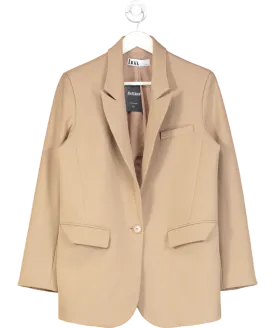 BOA Brown Single Breasted Boyfriend Blazer UK XS