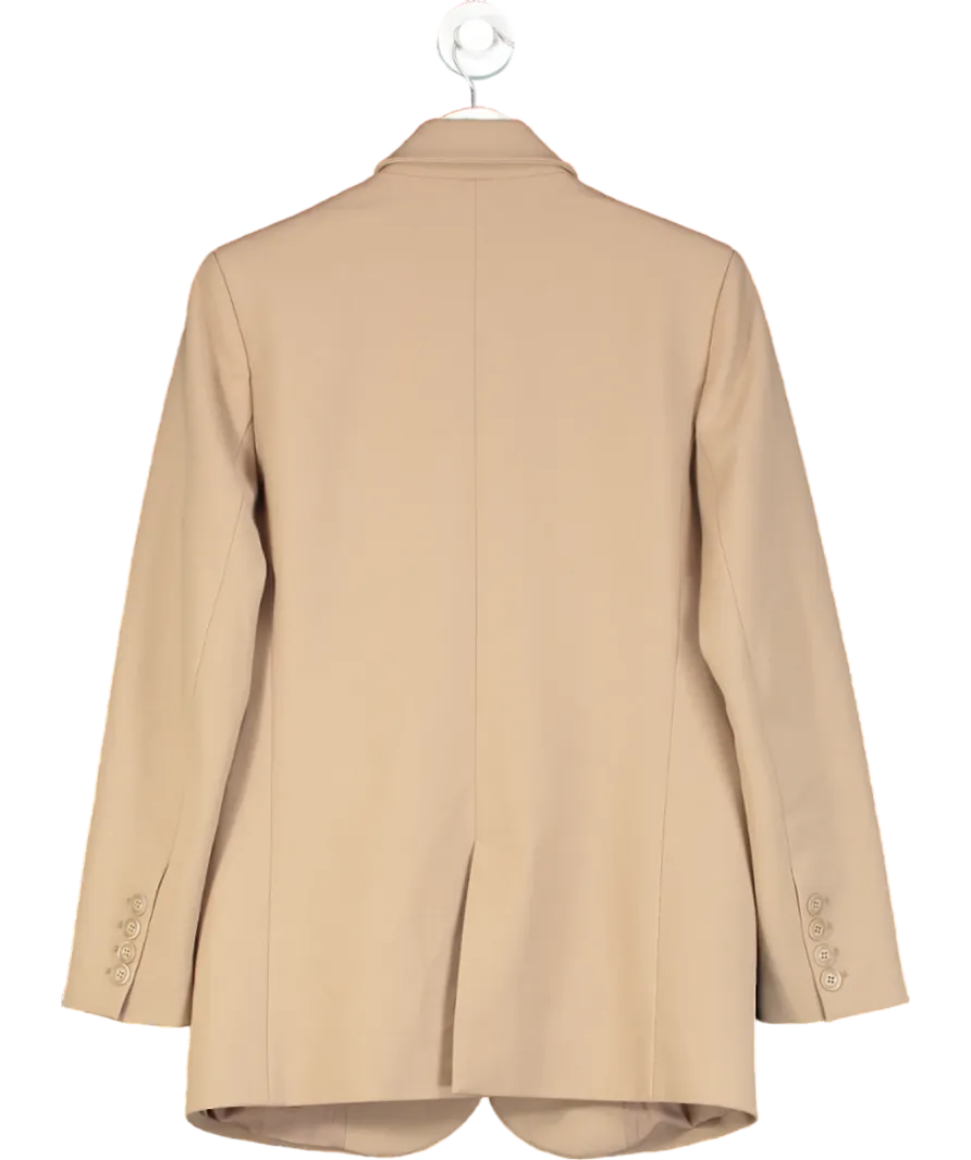 BOA Brown Single Breasted Boyfriend Blazer UK XS