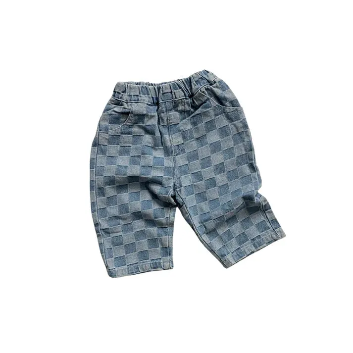 Breezy Co. - Checkers Bubble Pants