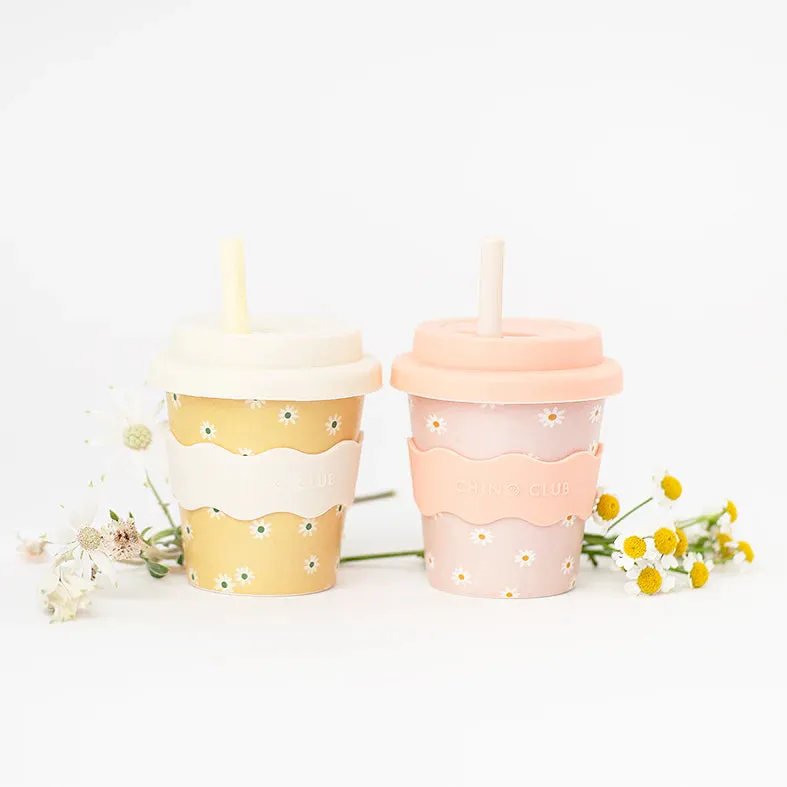 Chino Cup - NEW Baby 4oz - Yellow Daisy