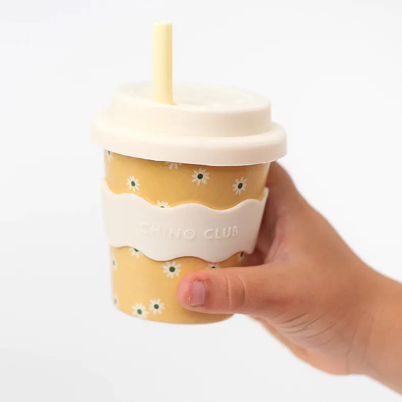 Chino Cup - NEW Baby 4oz - Yellow Daisy