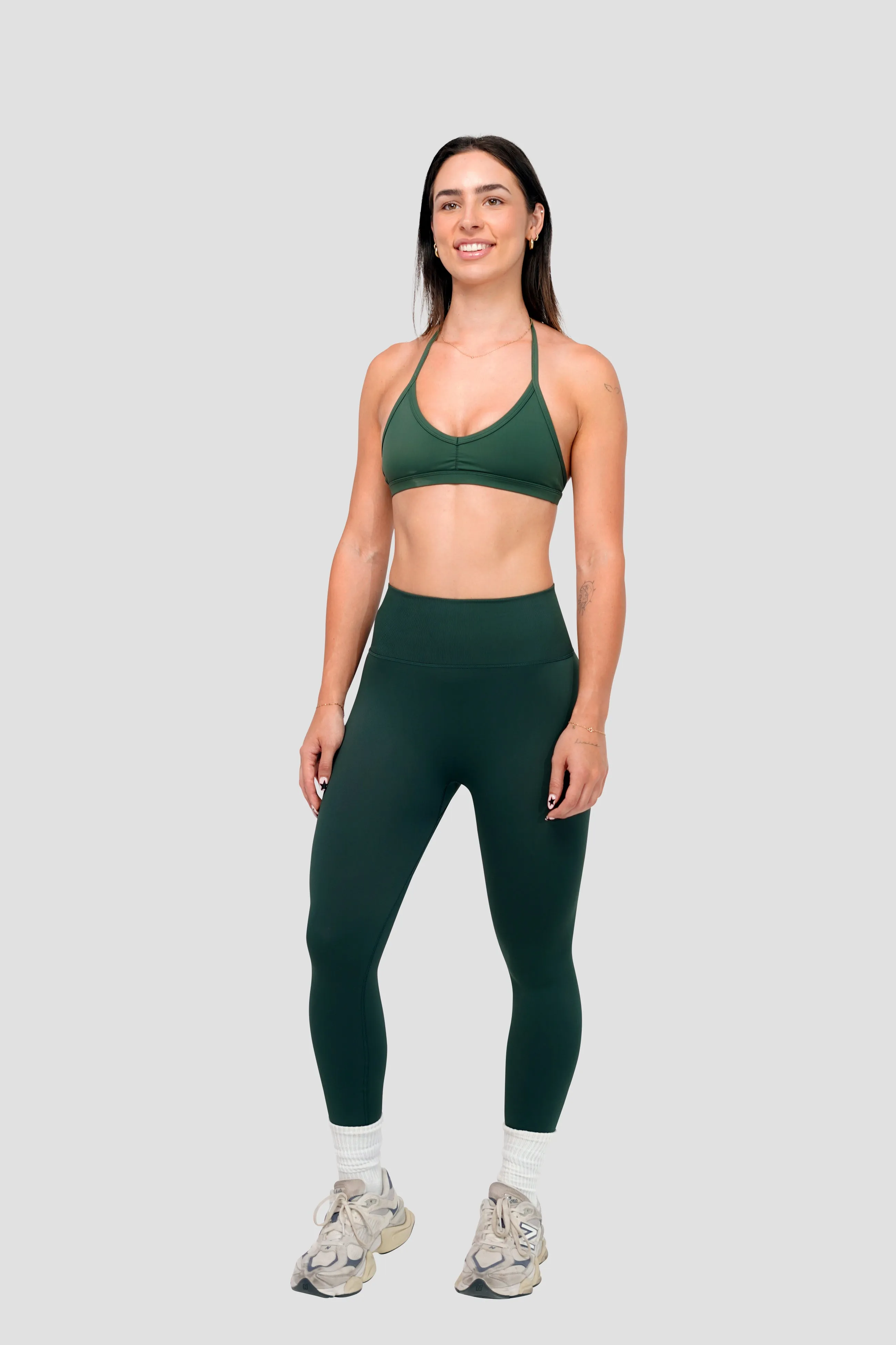 CORE SCRUNCH LEGGINGS -  FOREST GREEN
