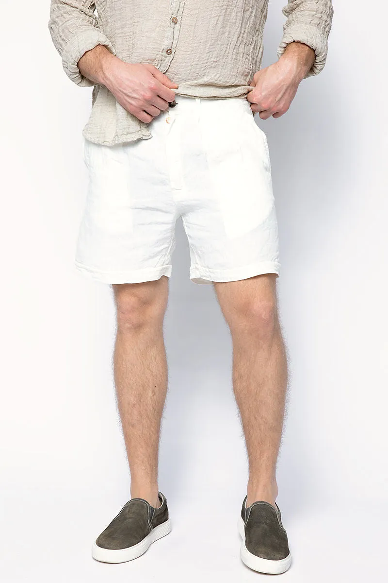 Edoardo Bermuda Shorts in Latte