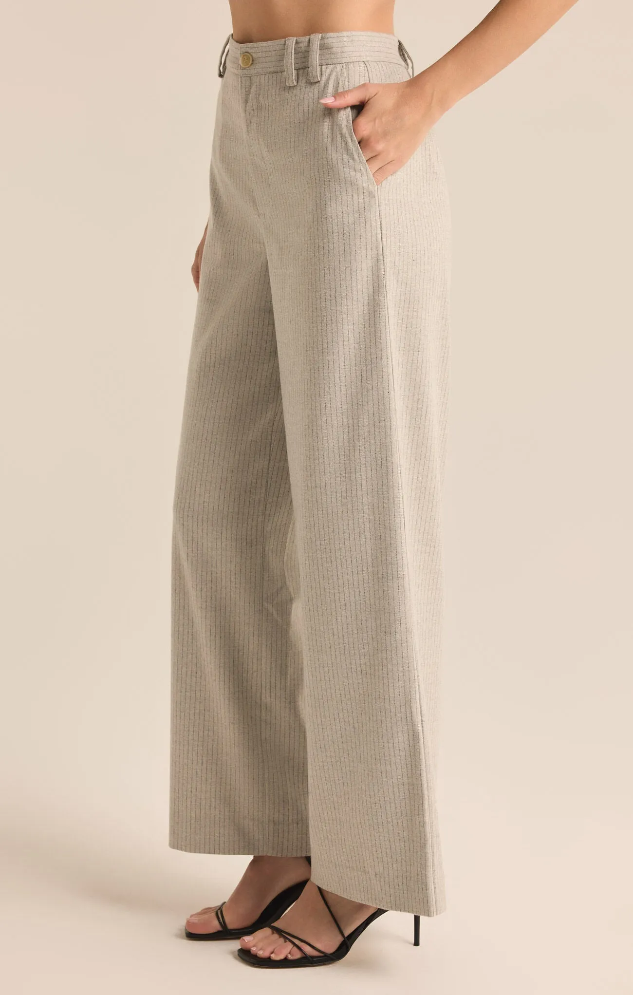 Evette Pinstripe Pant
