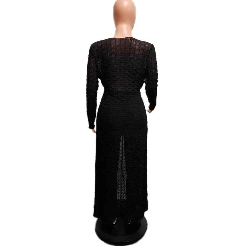 Fashion wave jacquard two-piece set AY3196