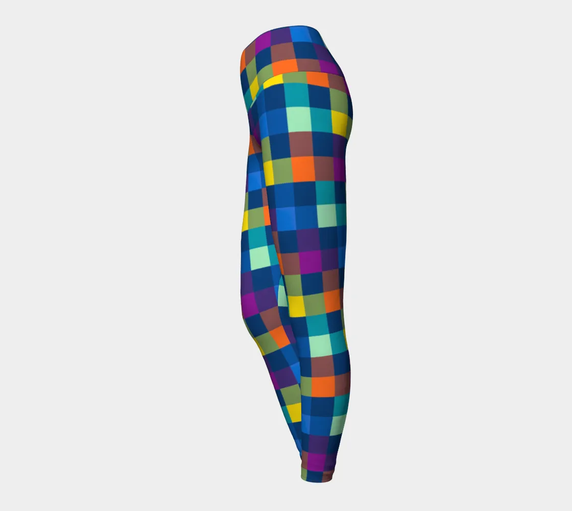 Festive Pixels Yoga Leggings