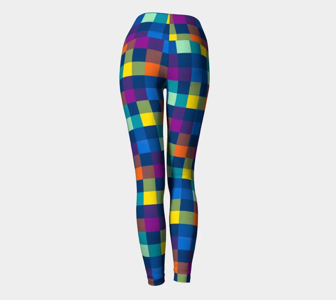 Festive Pixels Yoga Leggings