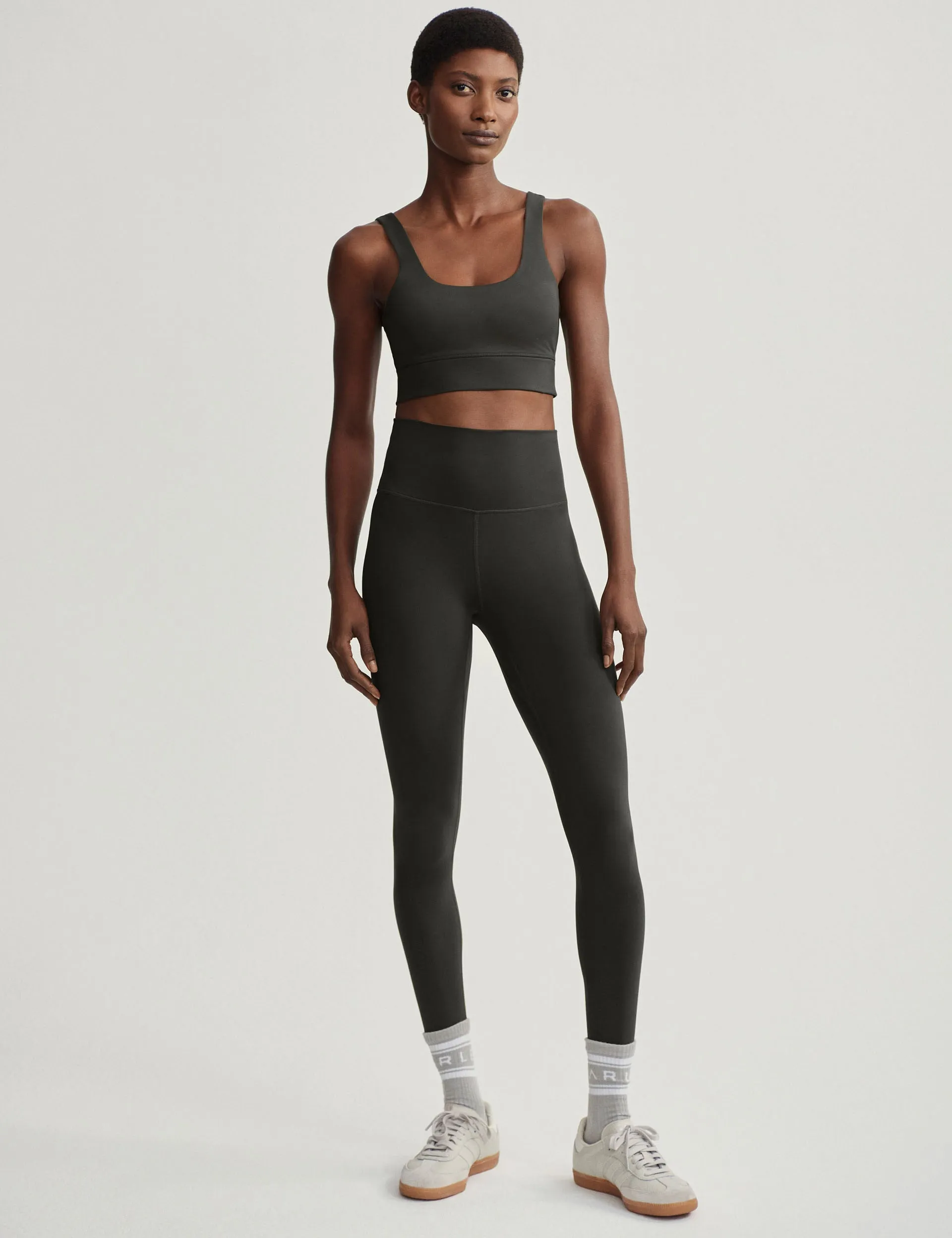 FreeSoft High Waisted Legging 25 - Dark Resin Green