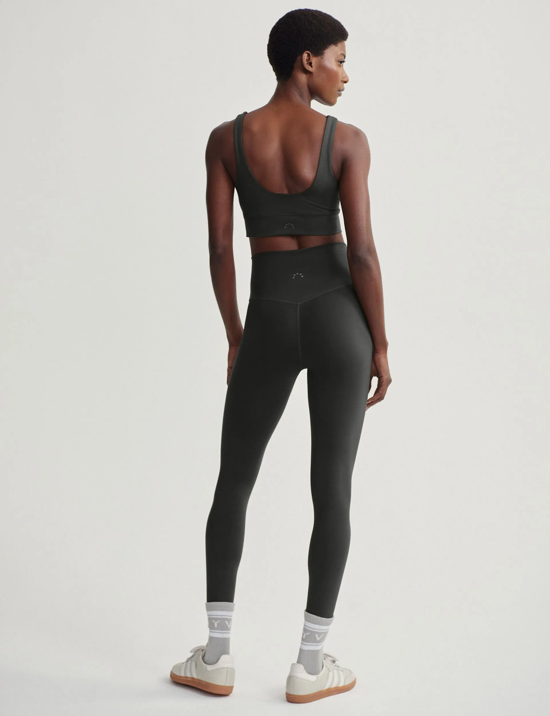 FreeSoft High Waisted Legging 25 - Dark Resin Green
