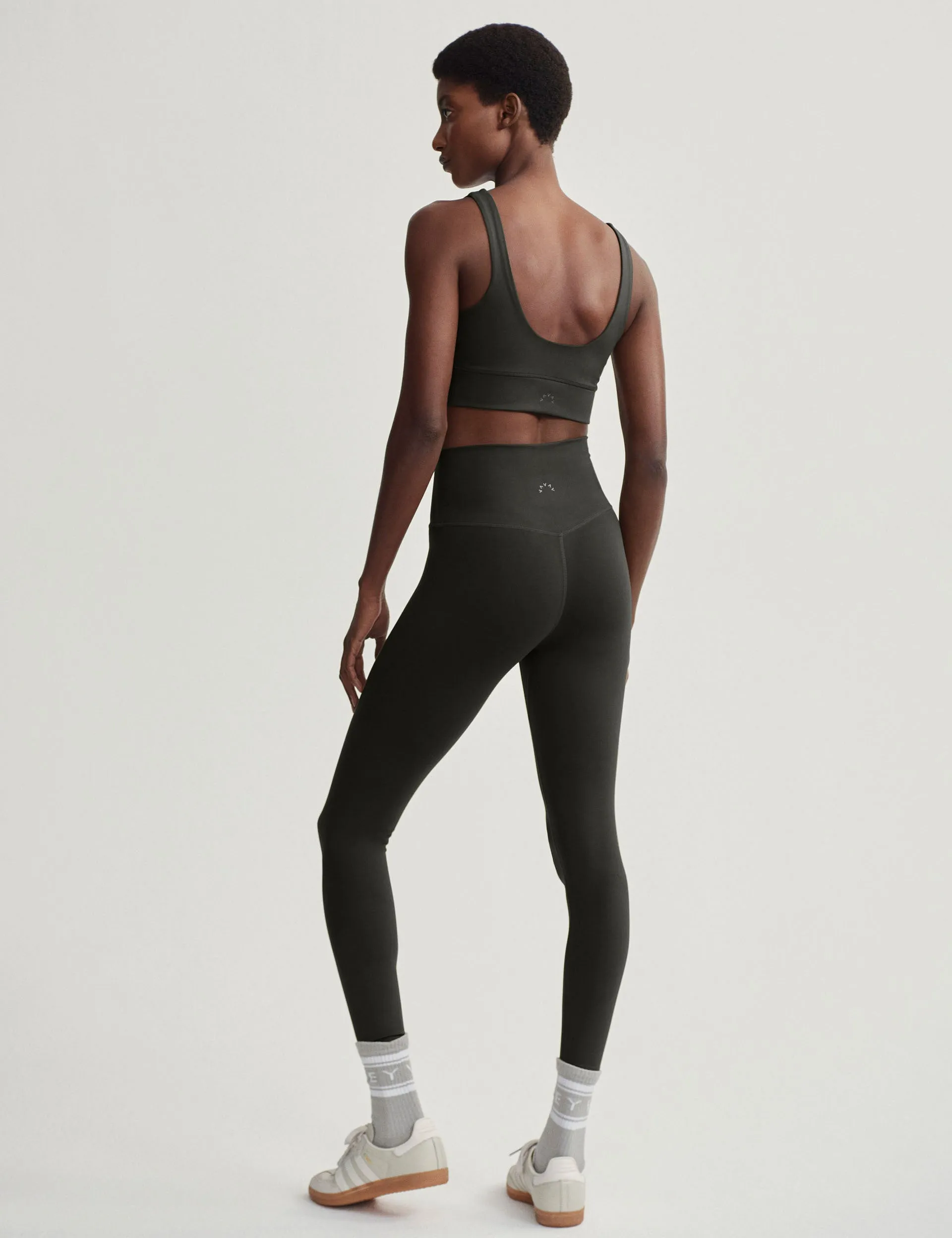 FreeSoft High Waisted Legging 25 - Dark Resin Green