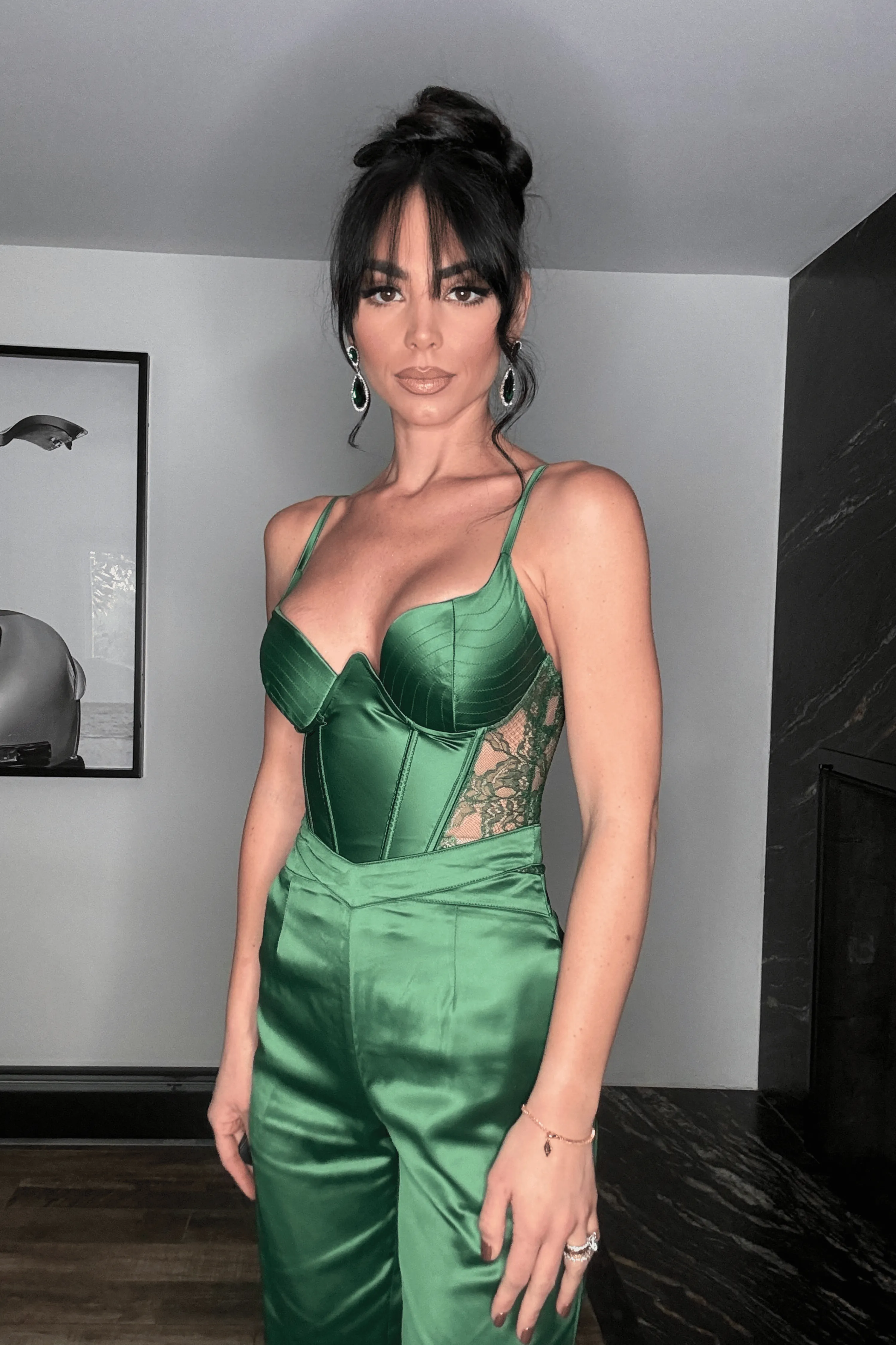 Green Incomparable Lace Bodysuit