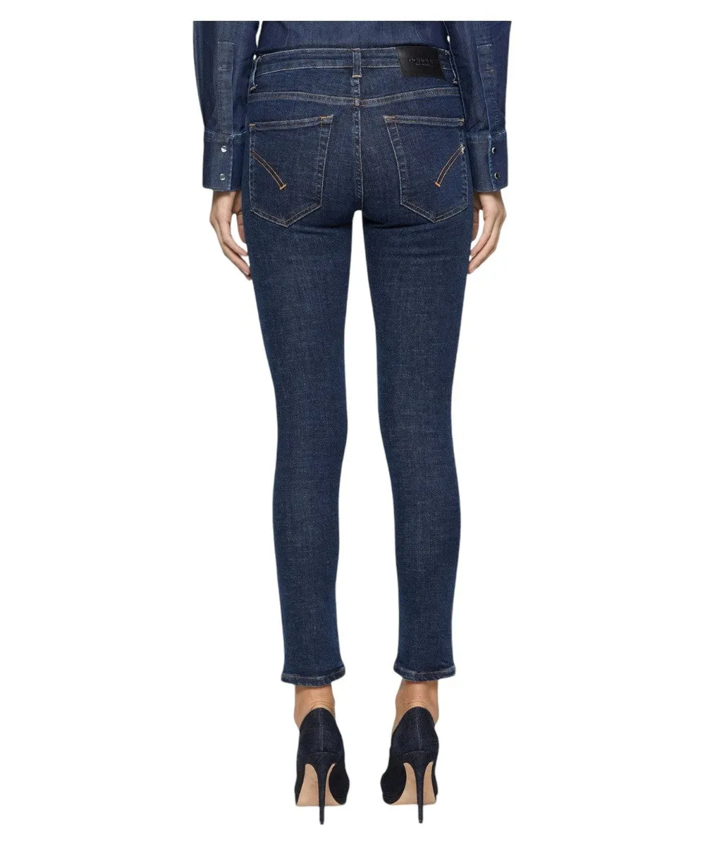 Jeans Dondup Iris Super Skinny in Denim Stretch Organico