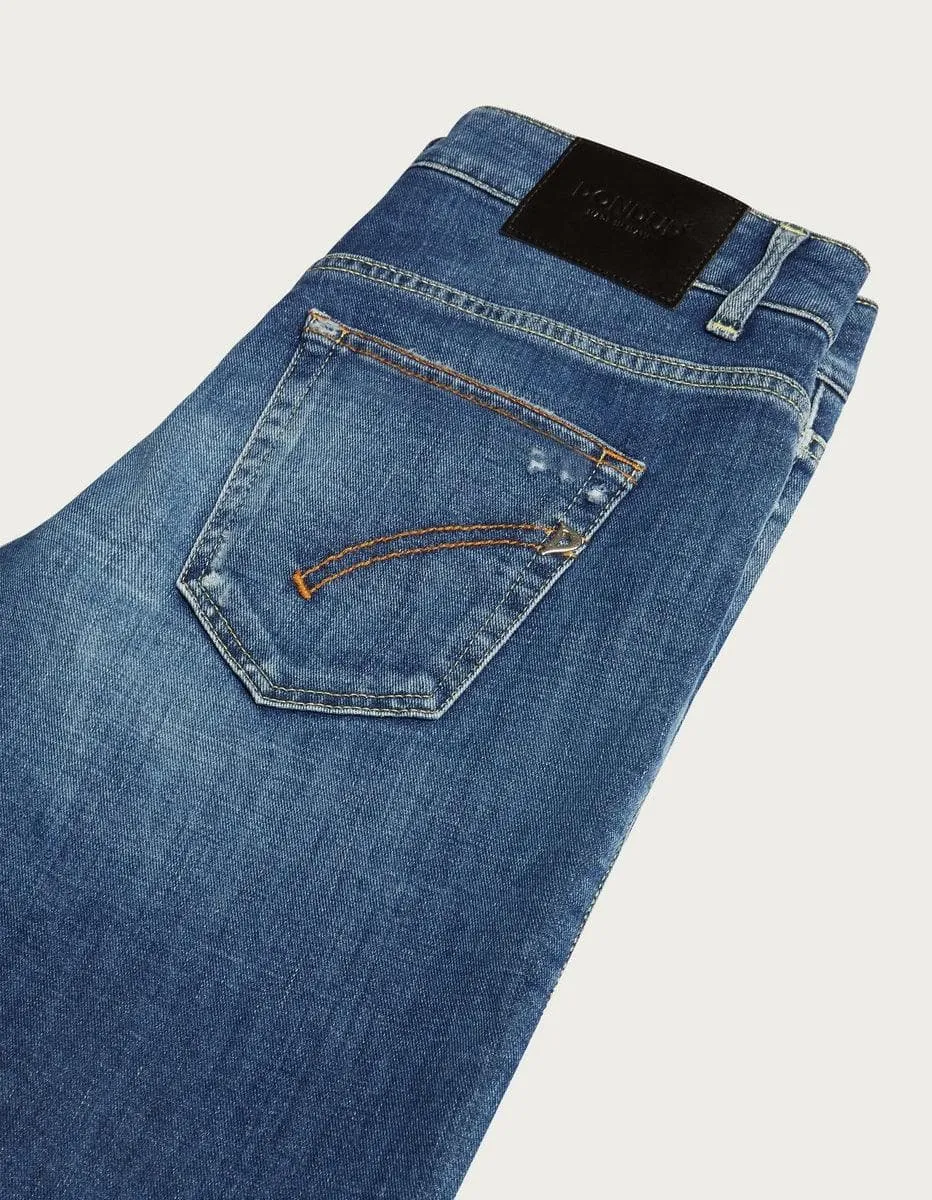 Jeans rose slim in denim stretch