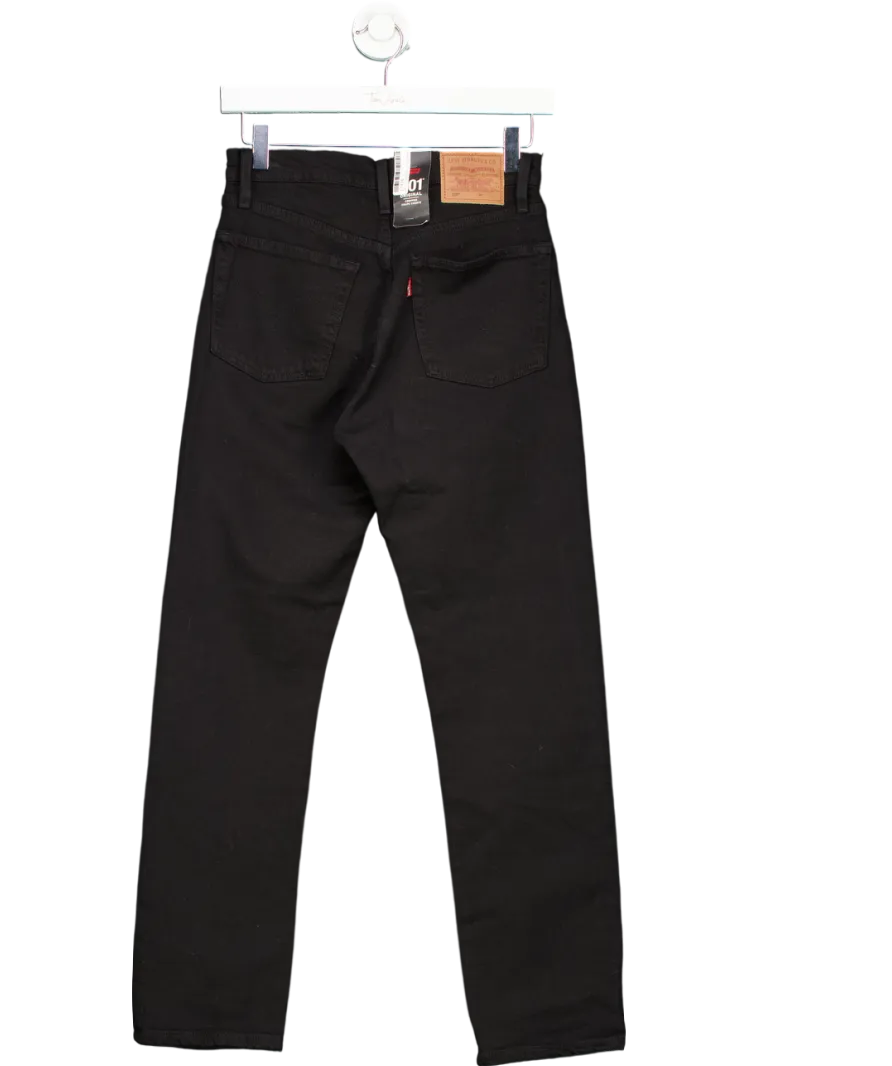 LEVI'S Black 501 Original Crop Jeans L28 W25