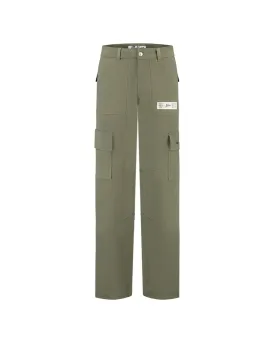 Malelions Women Straight Leg Cargo Pants | Army Green
