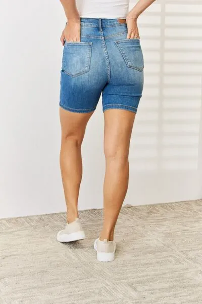 Maybe Later Denim Shorts