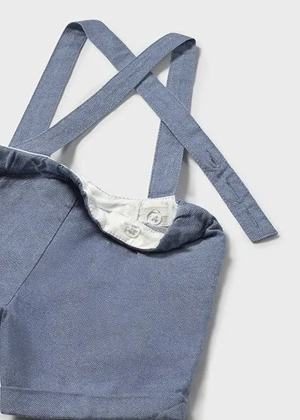 Mayoral Baby Short and Shirt with Bow Tie Set