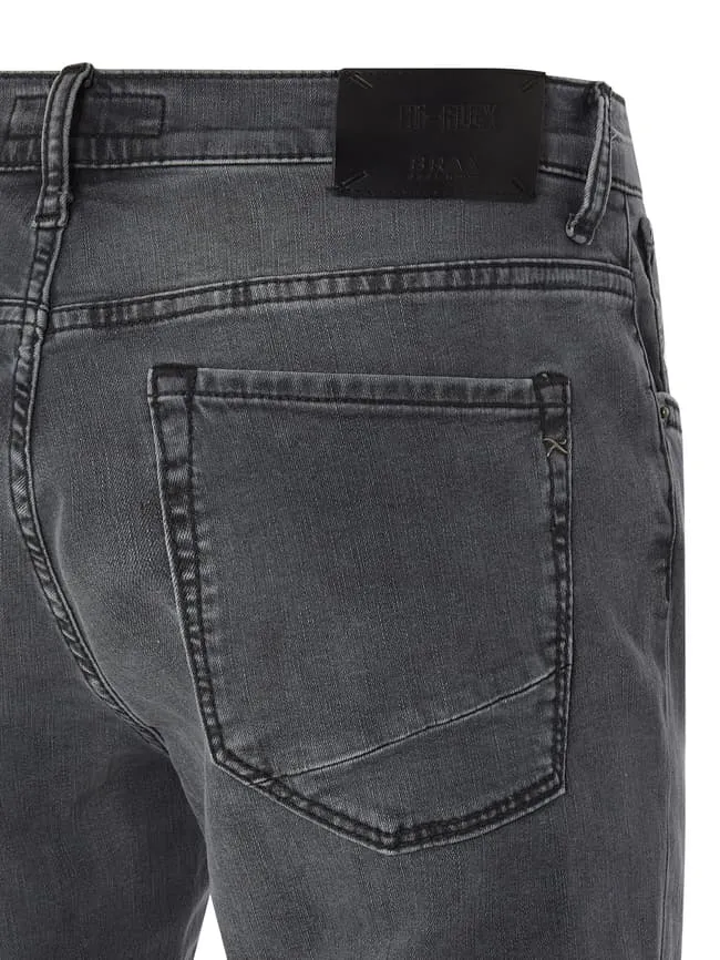 Modern fit jeans with high stretch, Chuck - Hi-Flex Brax, anthracite