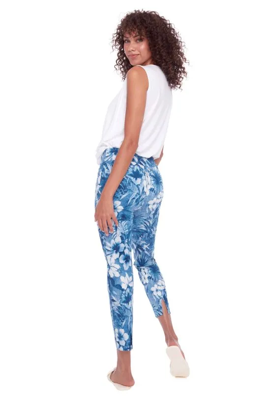 Ohana Back Slit Techno Ankle Pant