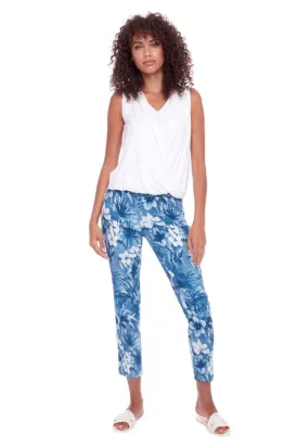 Ohana Back Slit Techno Ankle Pant