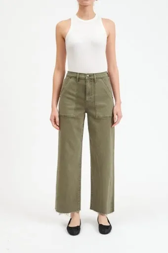 Pleaser Utility High Rise Wide Ankle Pants