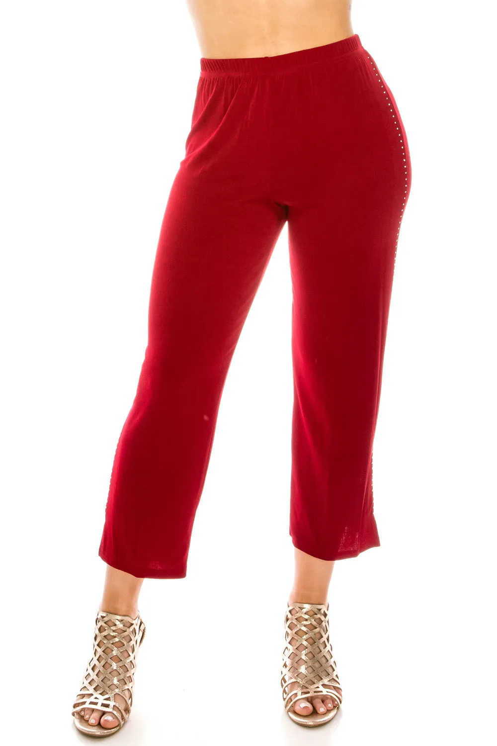 Plus Size Non Iron Ankle Length Pants- 5001AY-AXS1