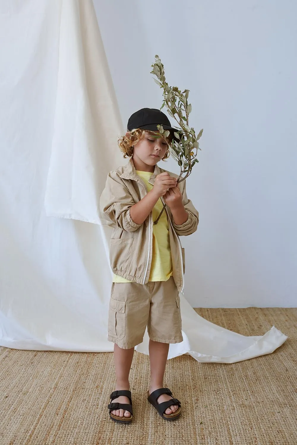 POPLIN BERMUDA SHORTS
