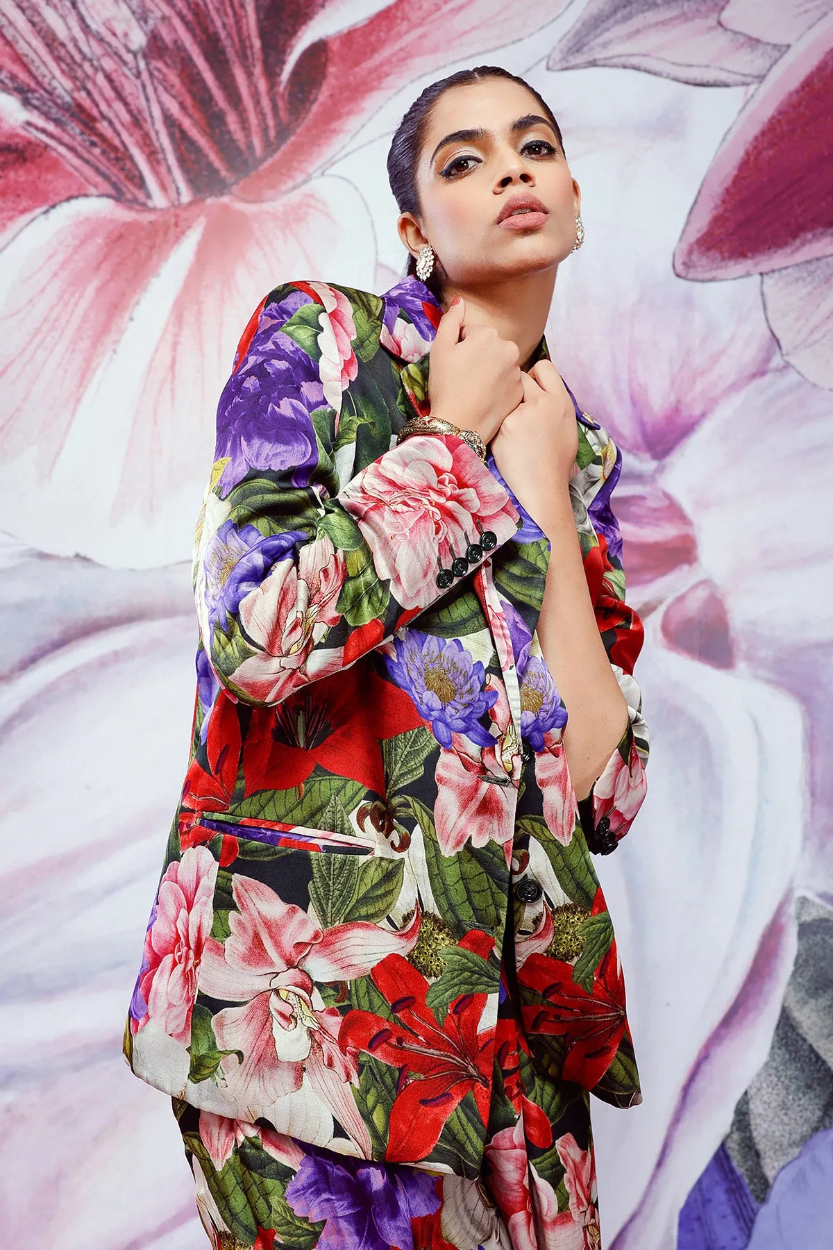 Printed Pants-Suit Set