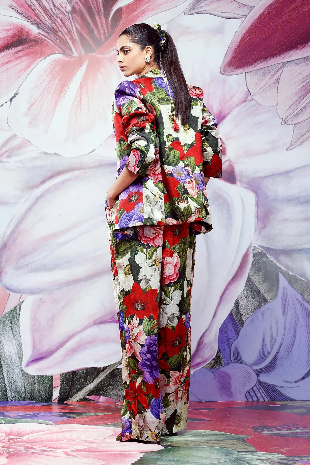 Printed Pants-Suit Set