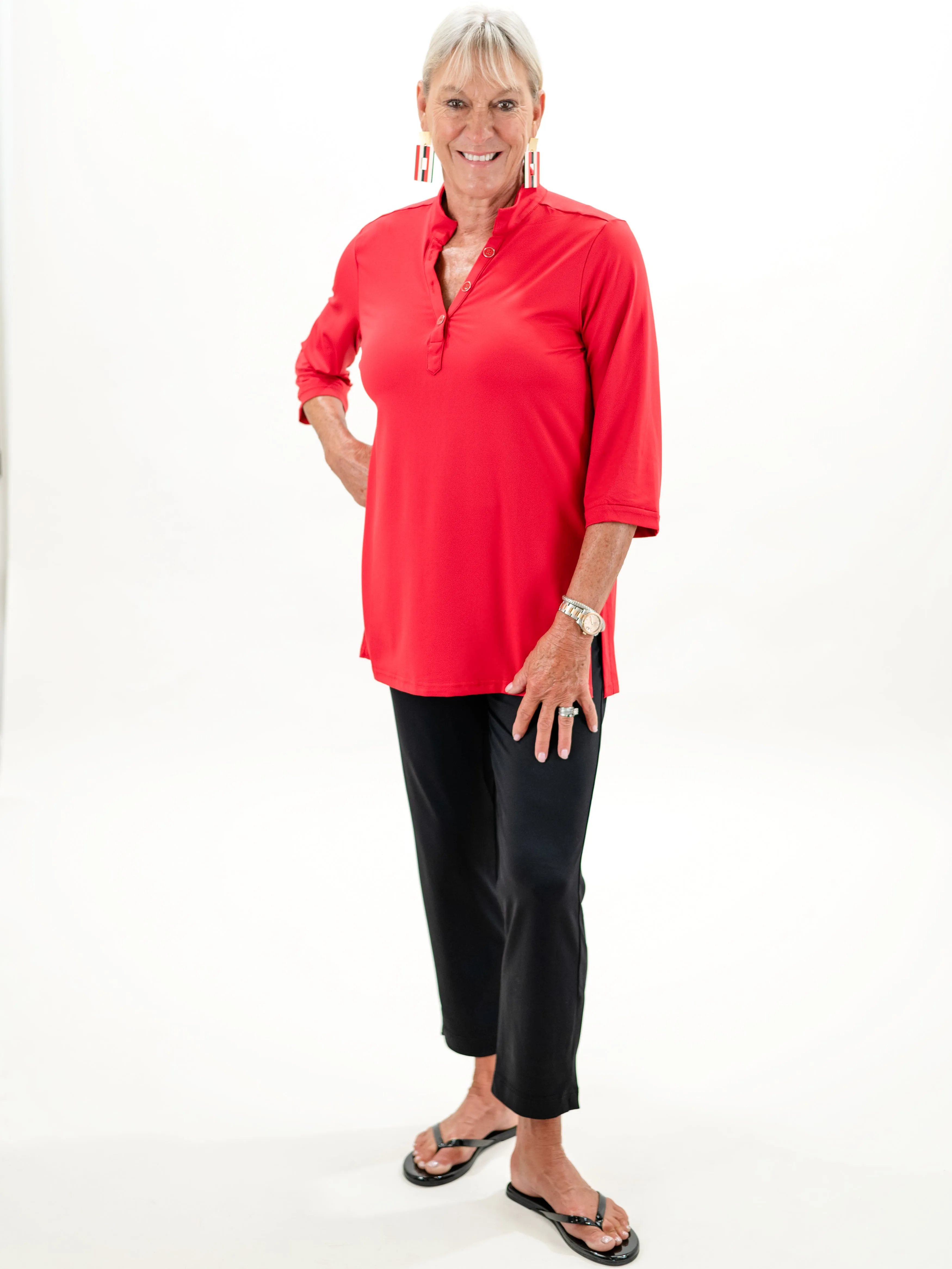 Secret Pocket Capris Black by Lulu B