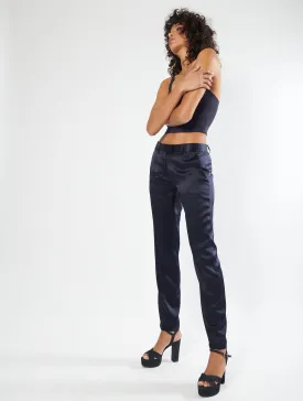 Silk satin Roxy trousers
