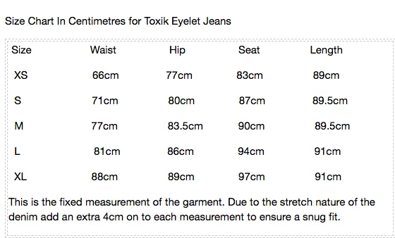 Womens Black Lace Up Jeans