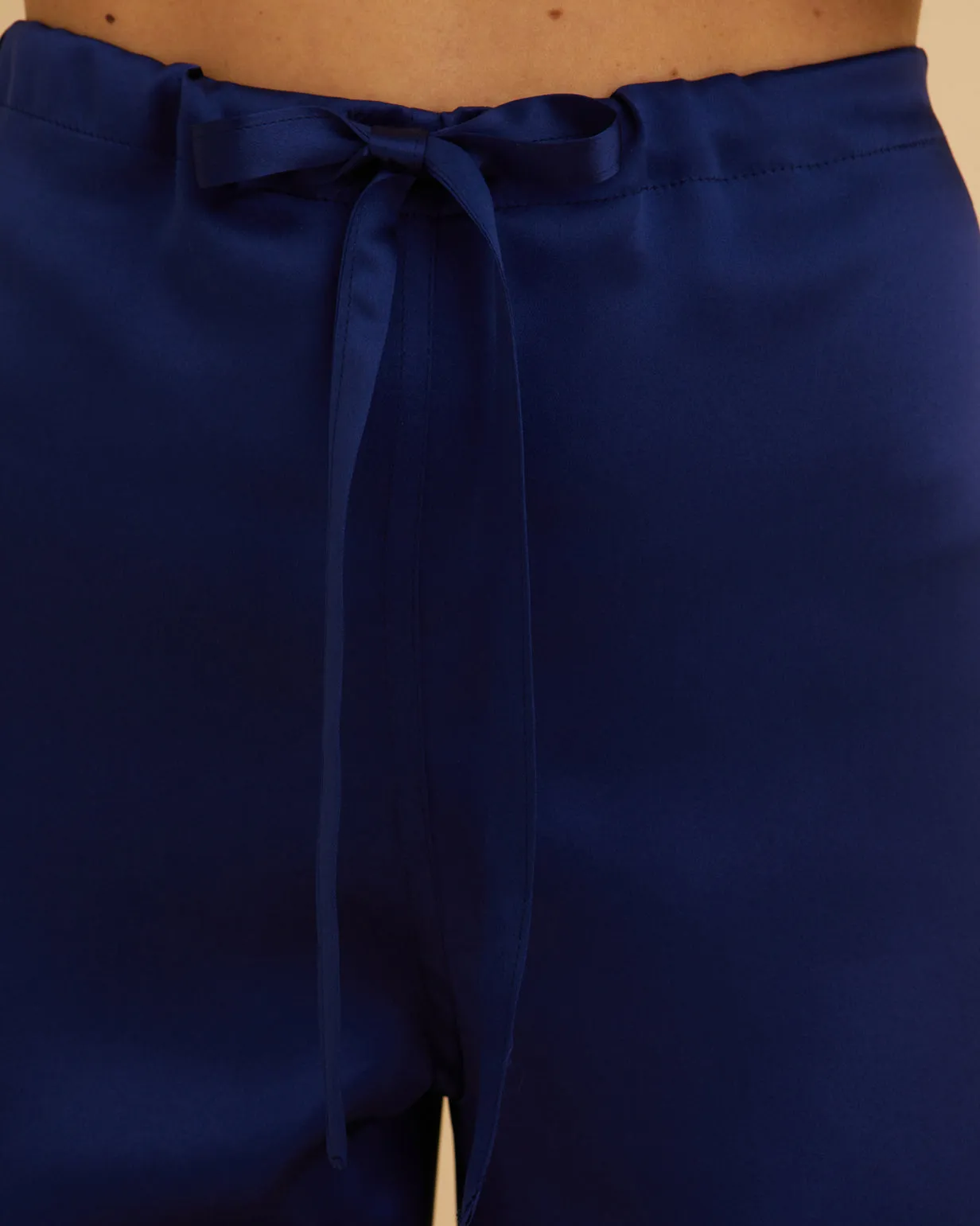 Women's Silk Pyjamas - Midnight